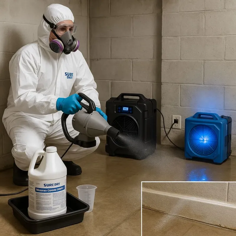 Sanitization and Odor Removal process in Maury, NC
