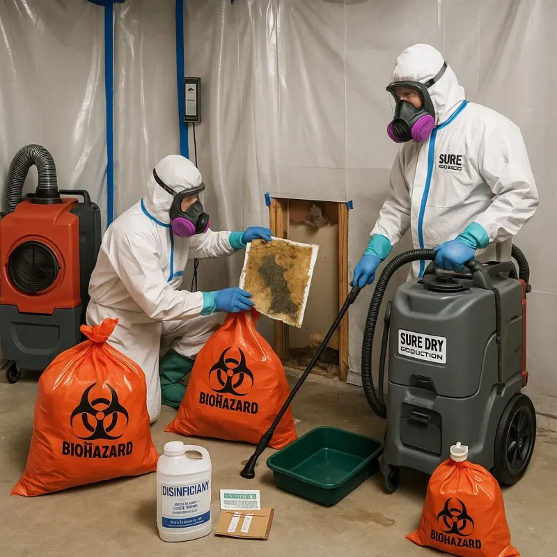 Contaminated Water Handling Protocols process in Maury, NC